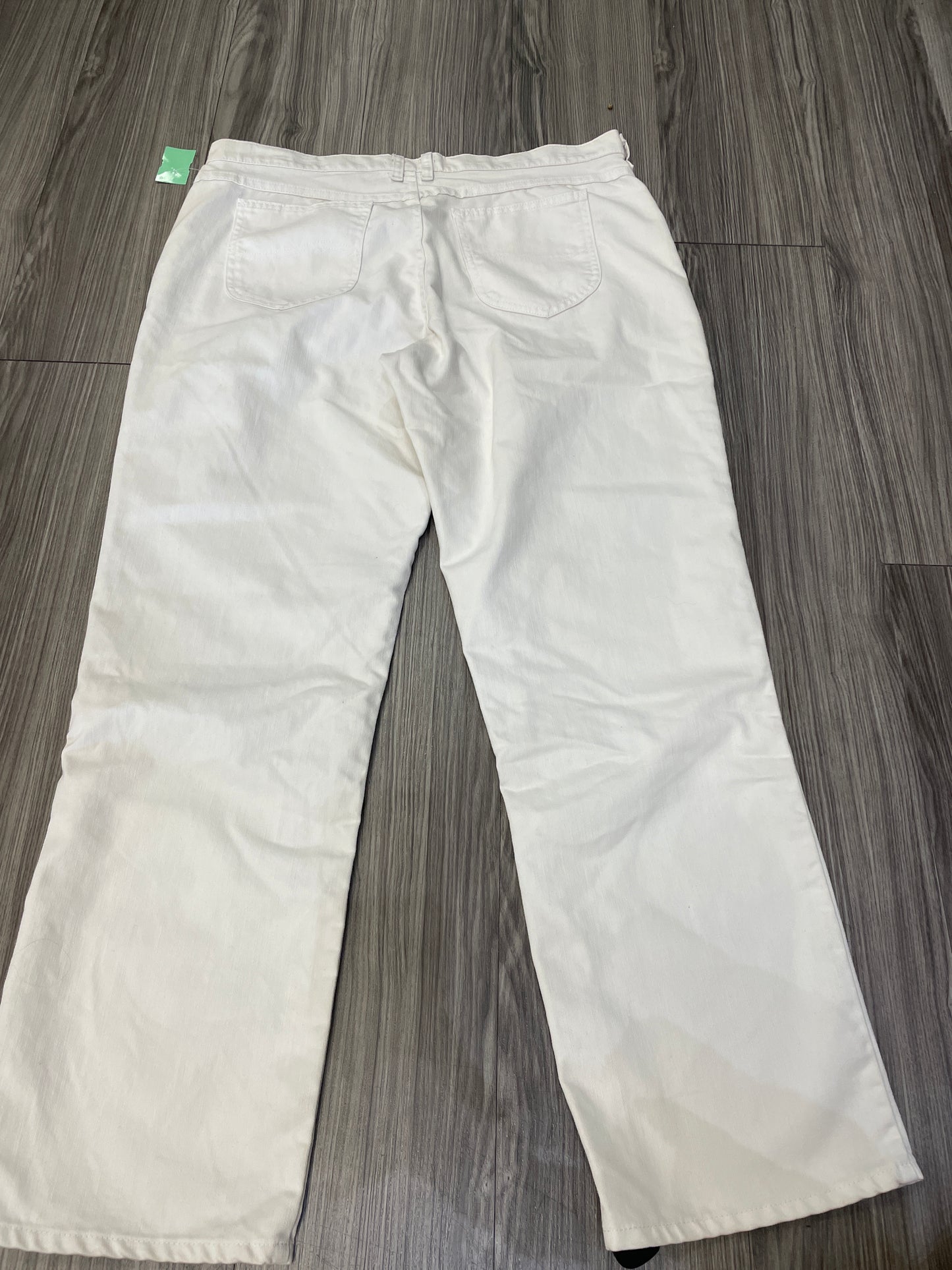 White Jeans Straight Lee, Size 18