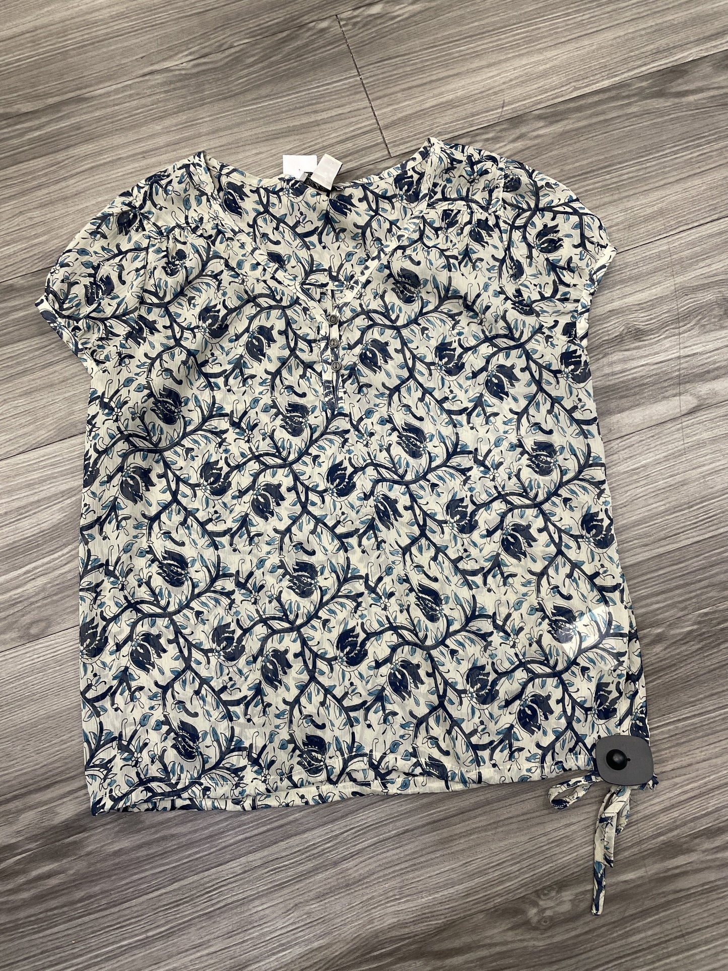 Blouse Short Sleeve By Lucky Brand Size: M