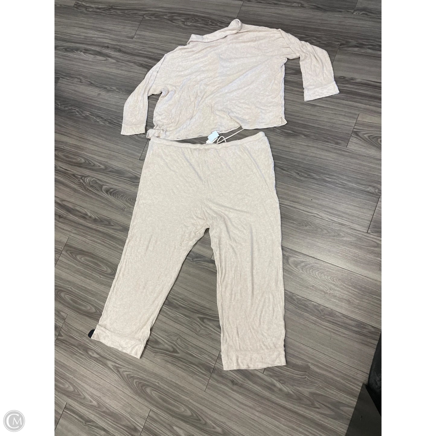 Lounge Set Pants By Auden In Cream, Size: 4x