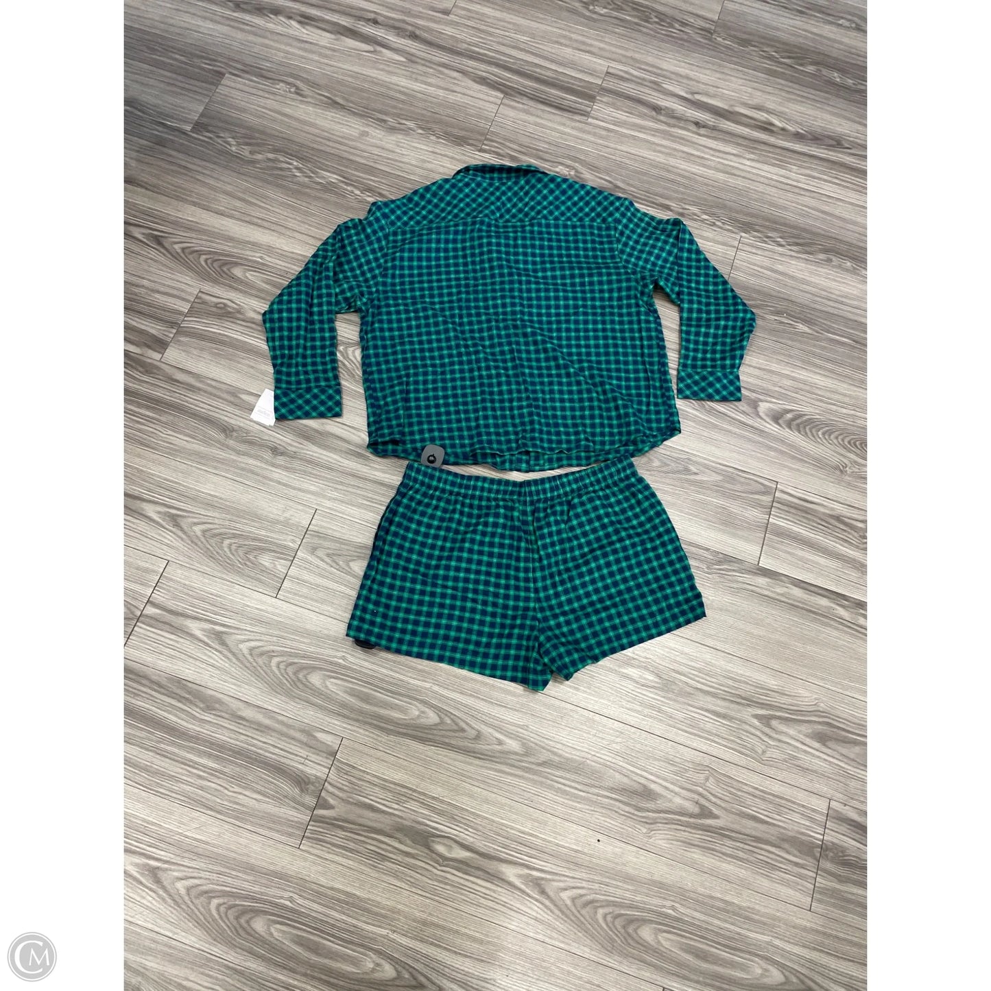 Lounge Set Shorts By Auden In Plaid Pattern, Size: Xl