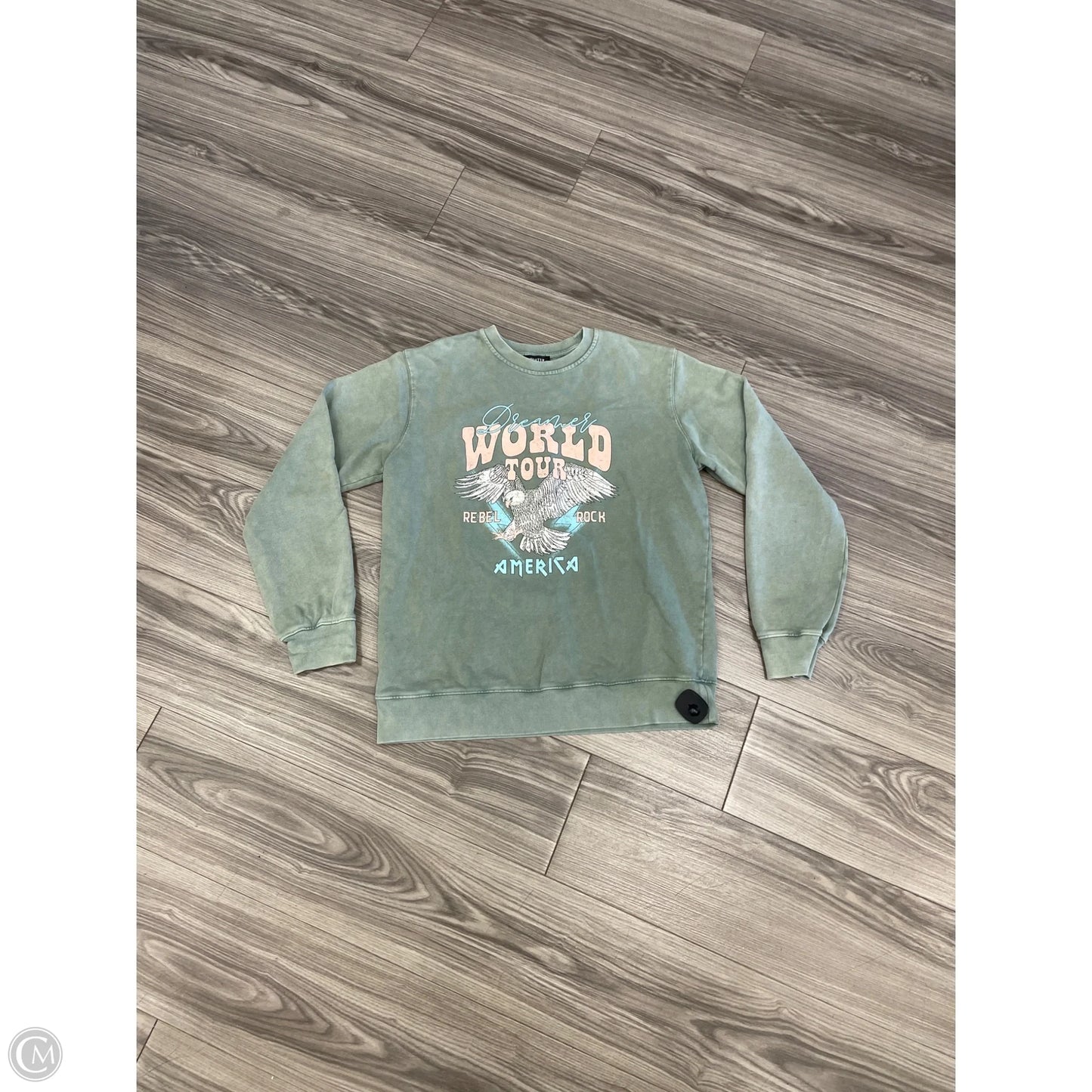 Sweatshirt Crewneck By Zutter In Green, Size: L