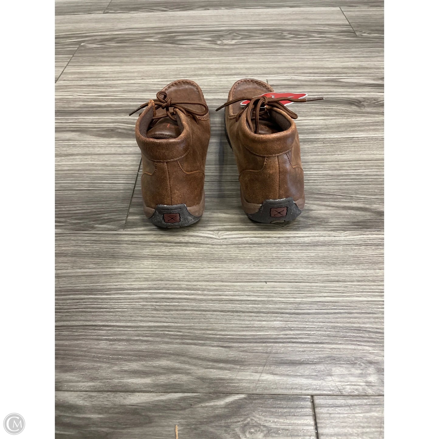 Boots Ankle Flats By Clothes Mentor In Brown, Size: 8.5