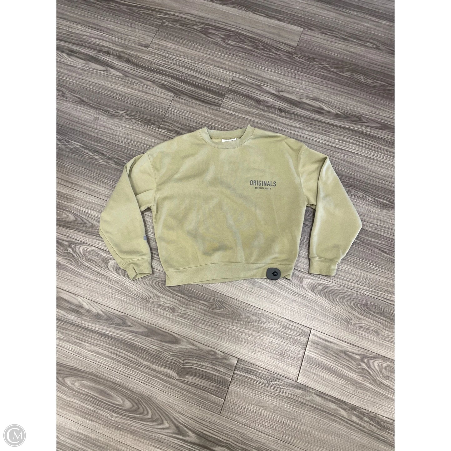 Sweatshirt Crewneck By Clothes Mentor In Green, Size: S
