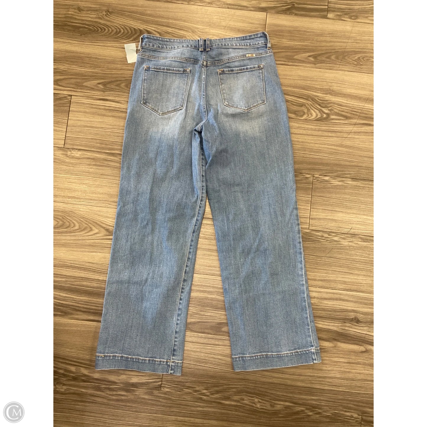 Jeans Wide Leg By Kancan In Blue, Size: 14