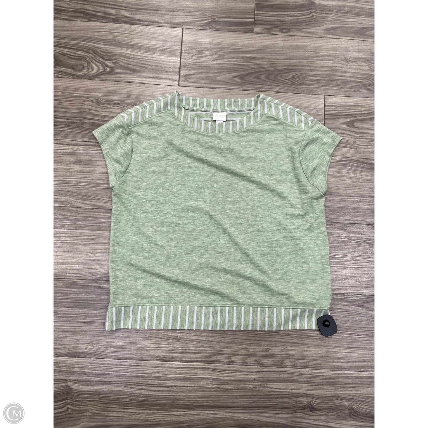 Top Long Sleeve Basic By Chicos In Green, Size: Xl