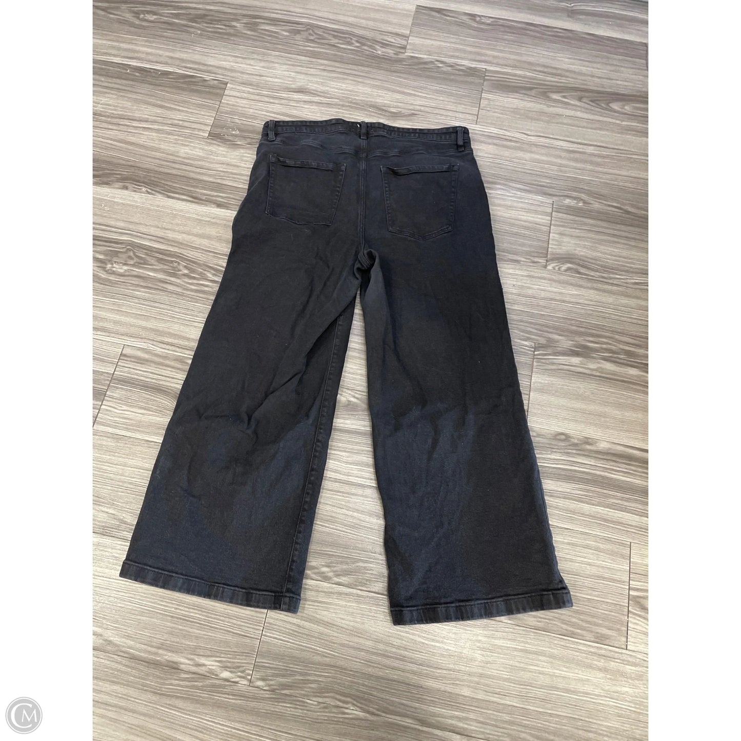 Jeans Wide Leg By Ava & Viv In Black, Size: 18