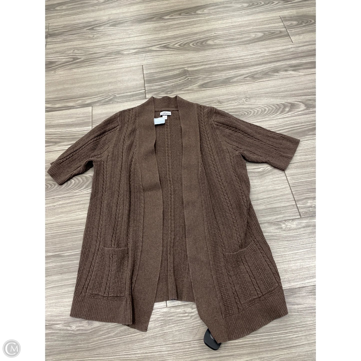 Cardigan By Croft And Barrow In Brown, Size: L