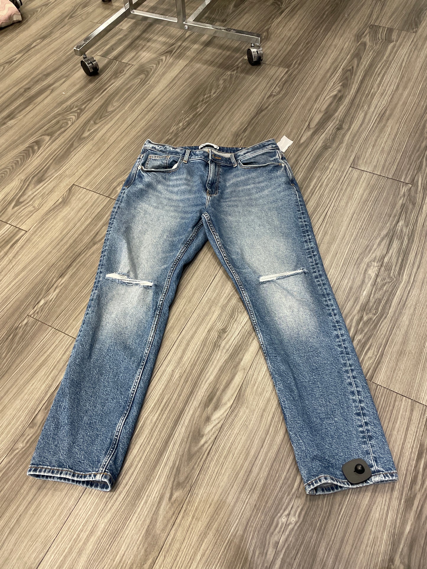 Jeans Boyfriend By Zara In Blue, Size: 10