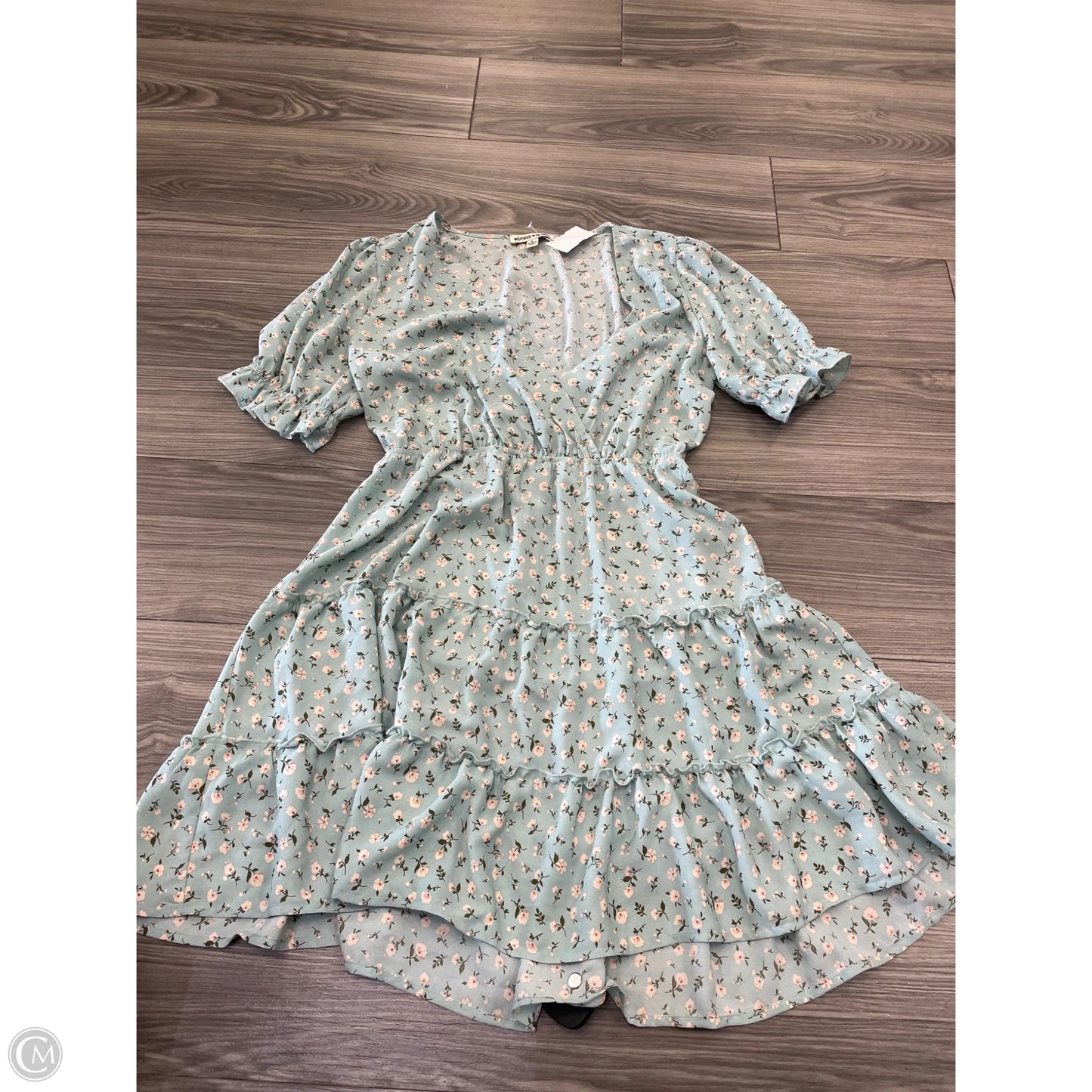 Dress Casual Midi By Clothes Mentor In Floral Print, Size: L