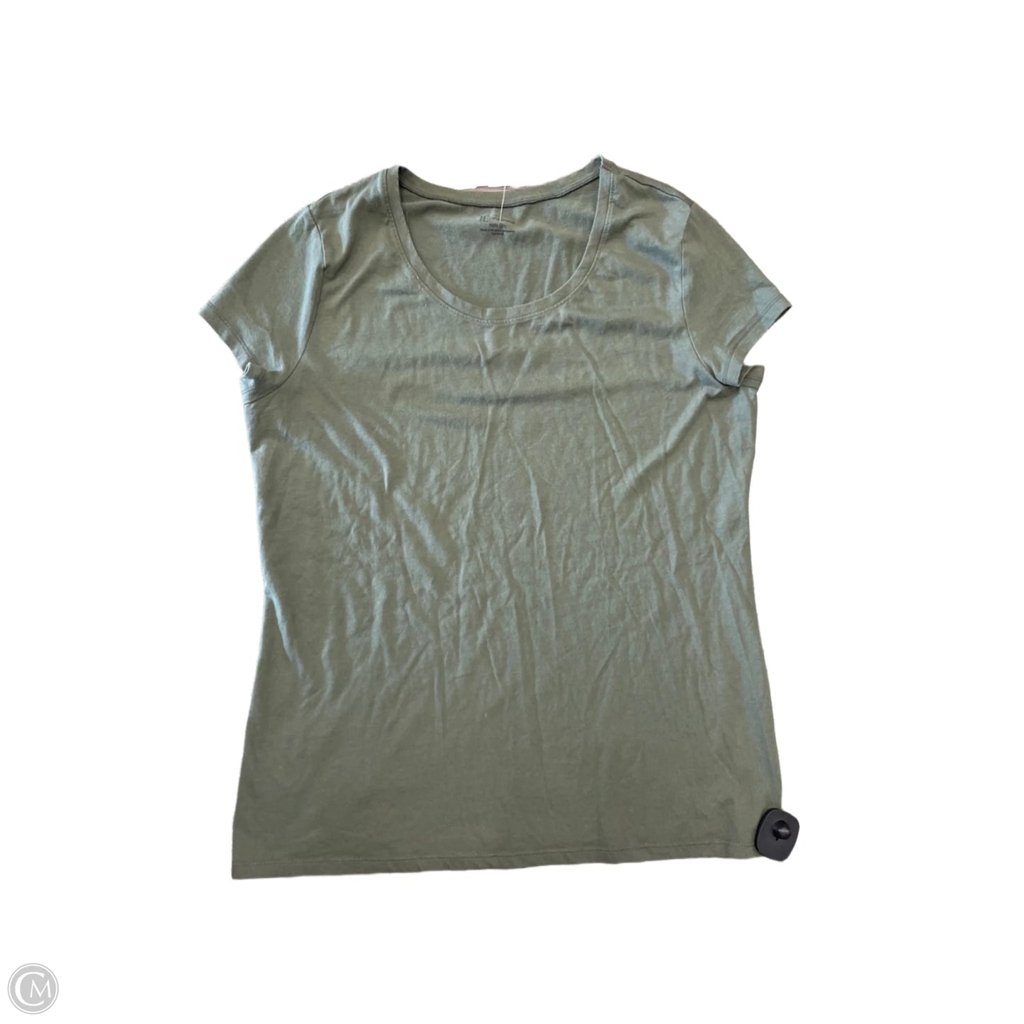 Top Short Sleeve Basic By No Boundaries In Green, Size: 3x