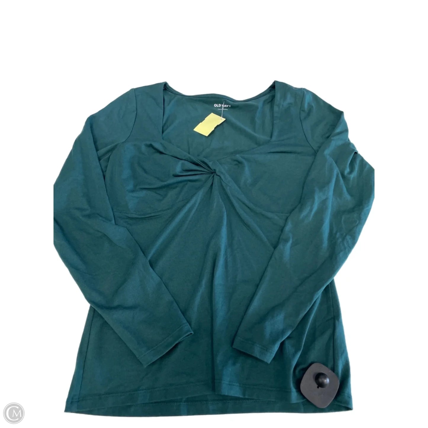 Top Long Sleeve By Old Navy In Green, Size: M