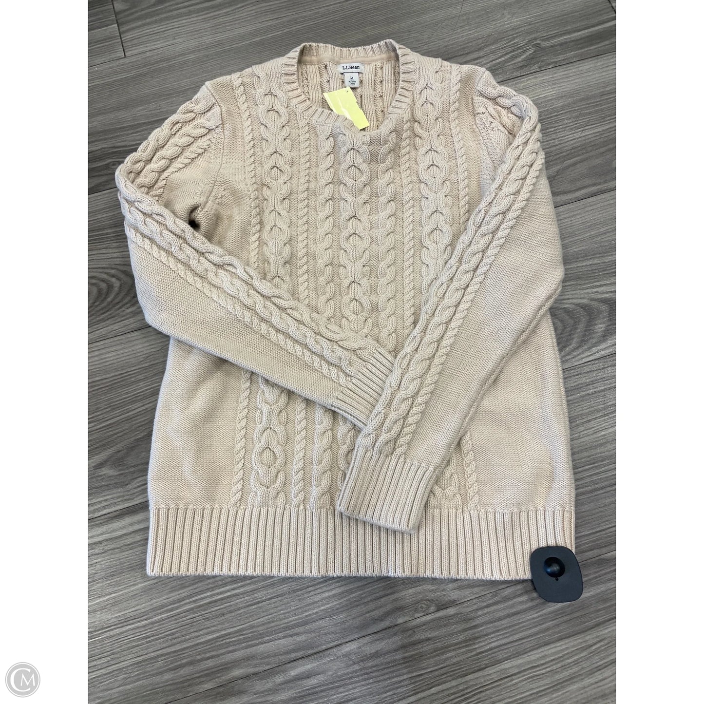 Sweater By L.l. Bean In Beige, Size: M