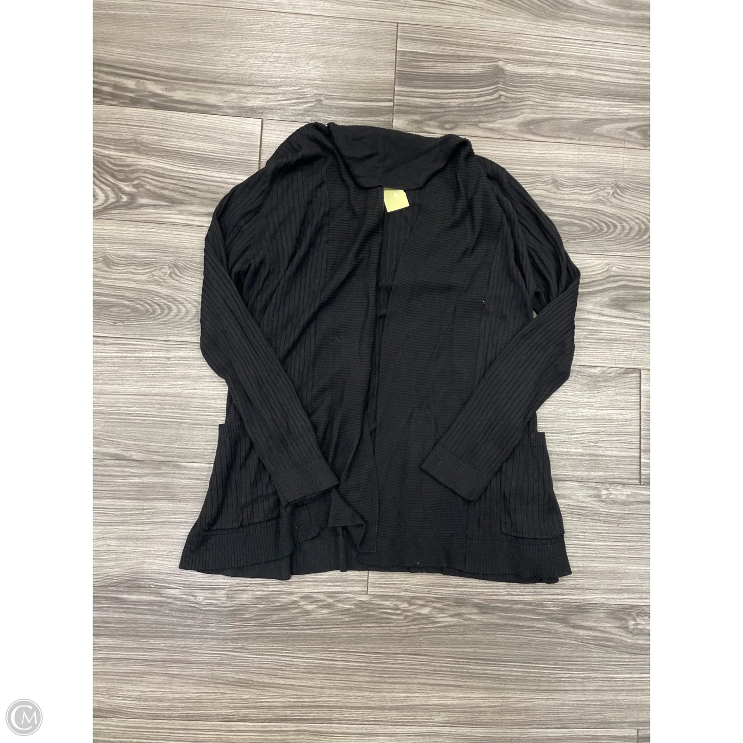Cardigan By Liz Claiborne In Black, Size: L