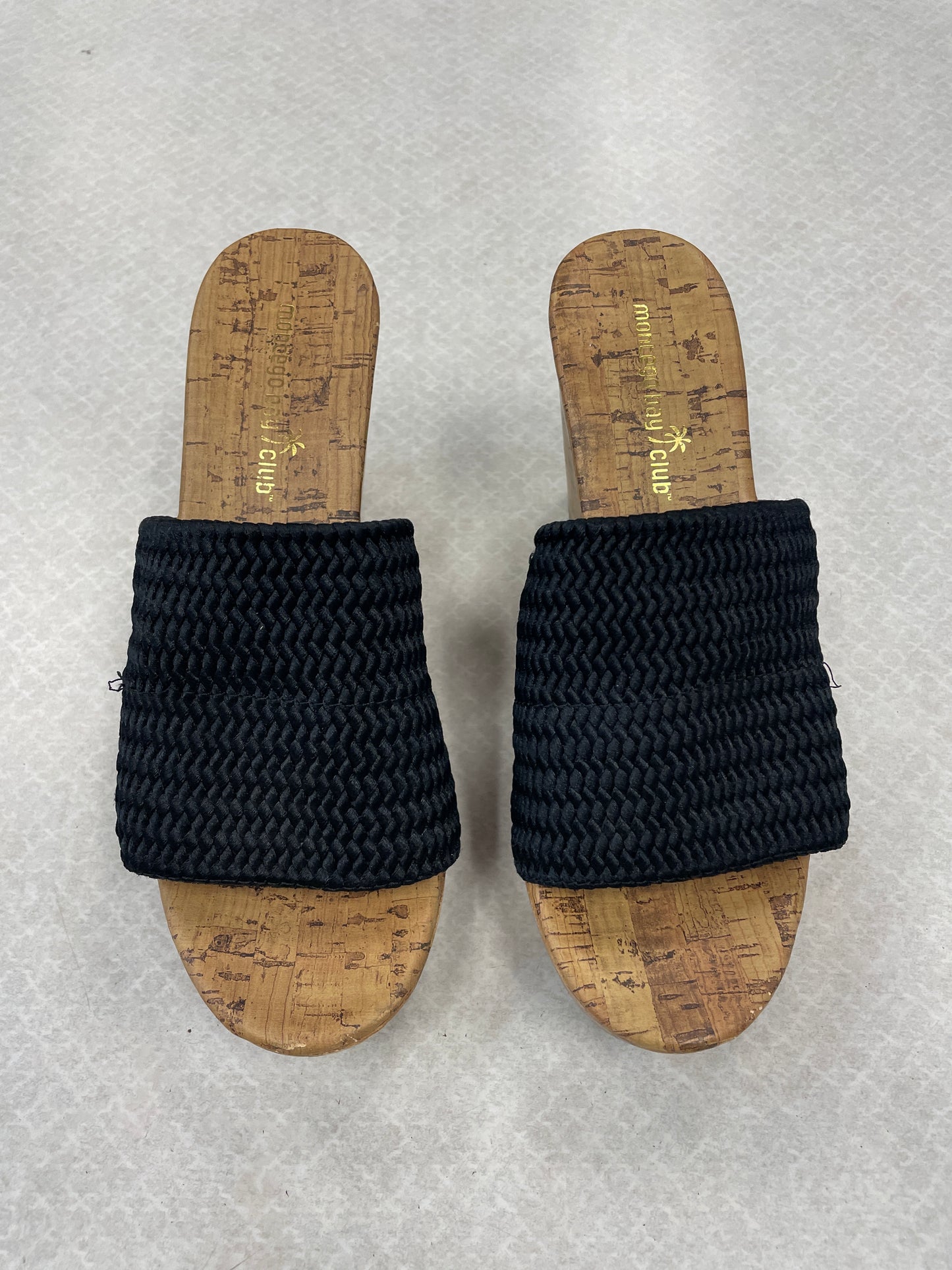 Sandals Heels Block By Montego Bay Size: 6.5