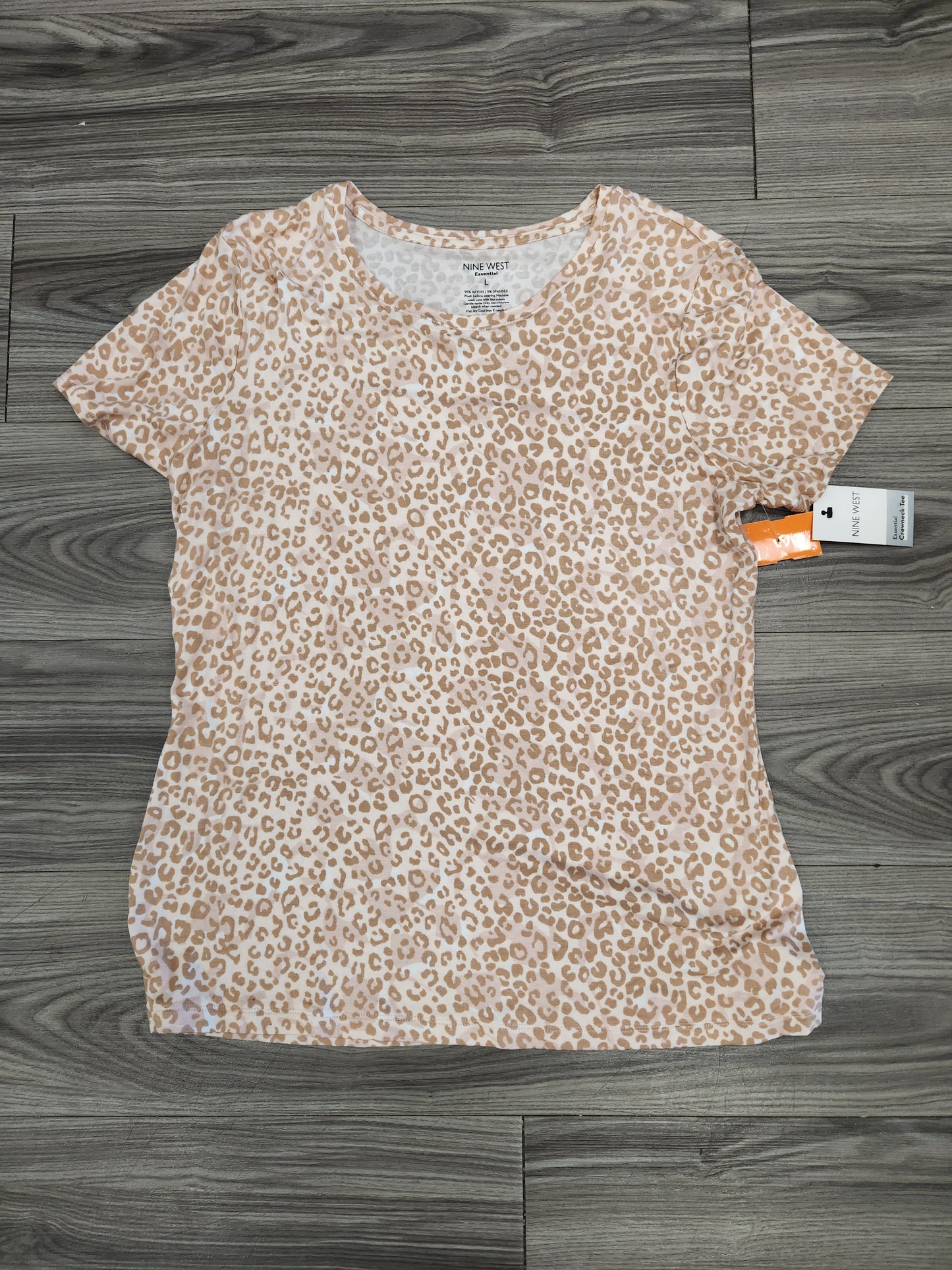 Top Short Sleeve By Nine West Size: L