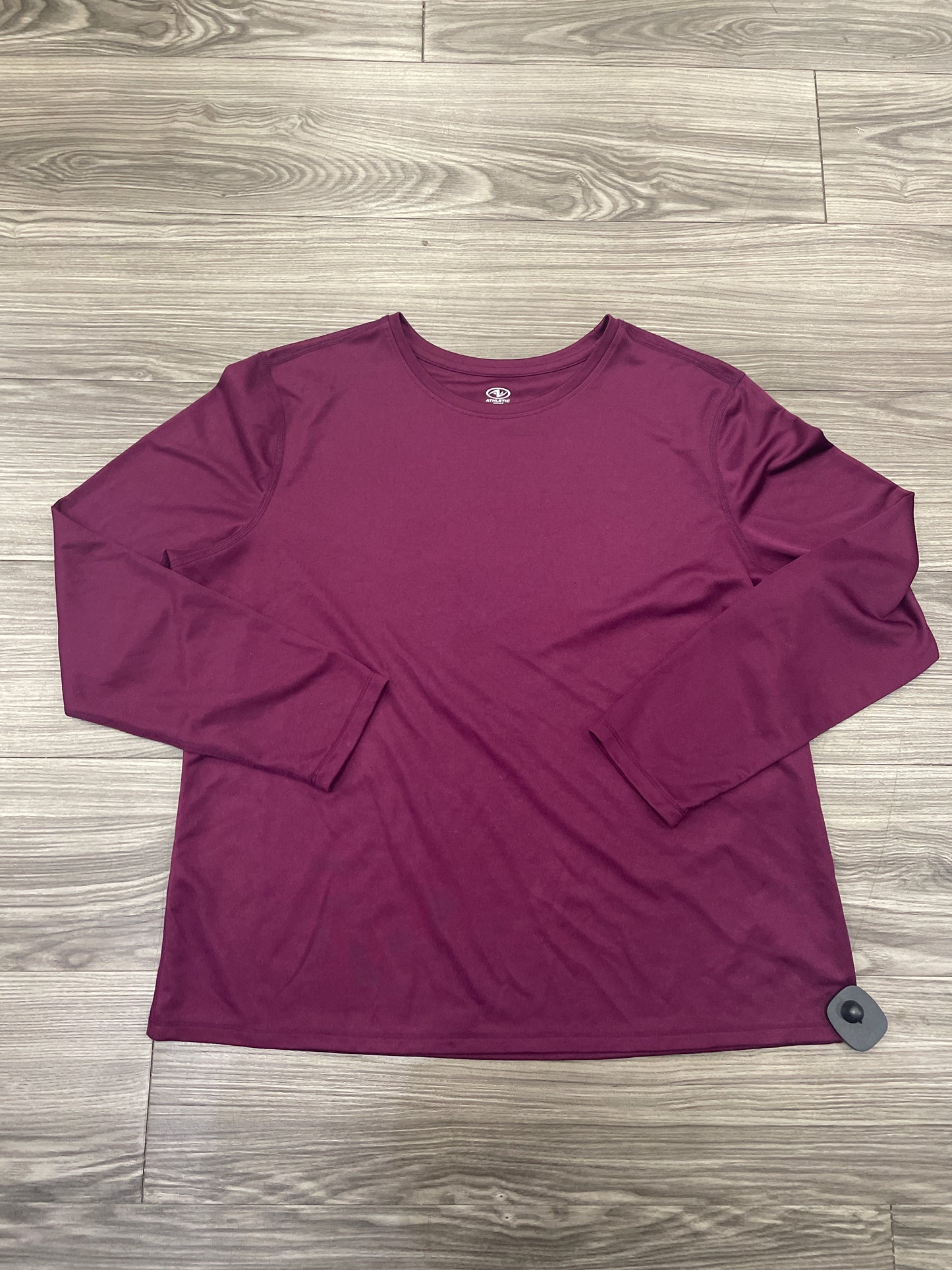 Athletic Top Long Sleeve Crewneck By Athletic Works Size: Xl