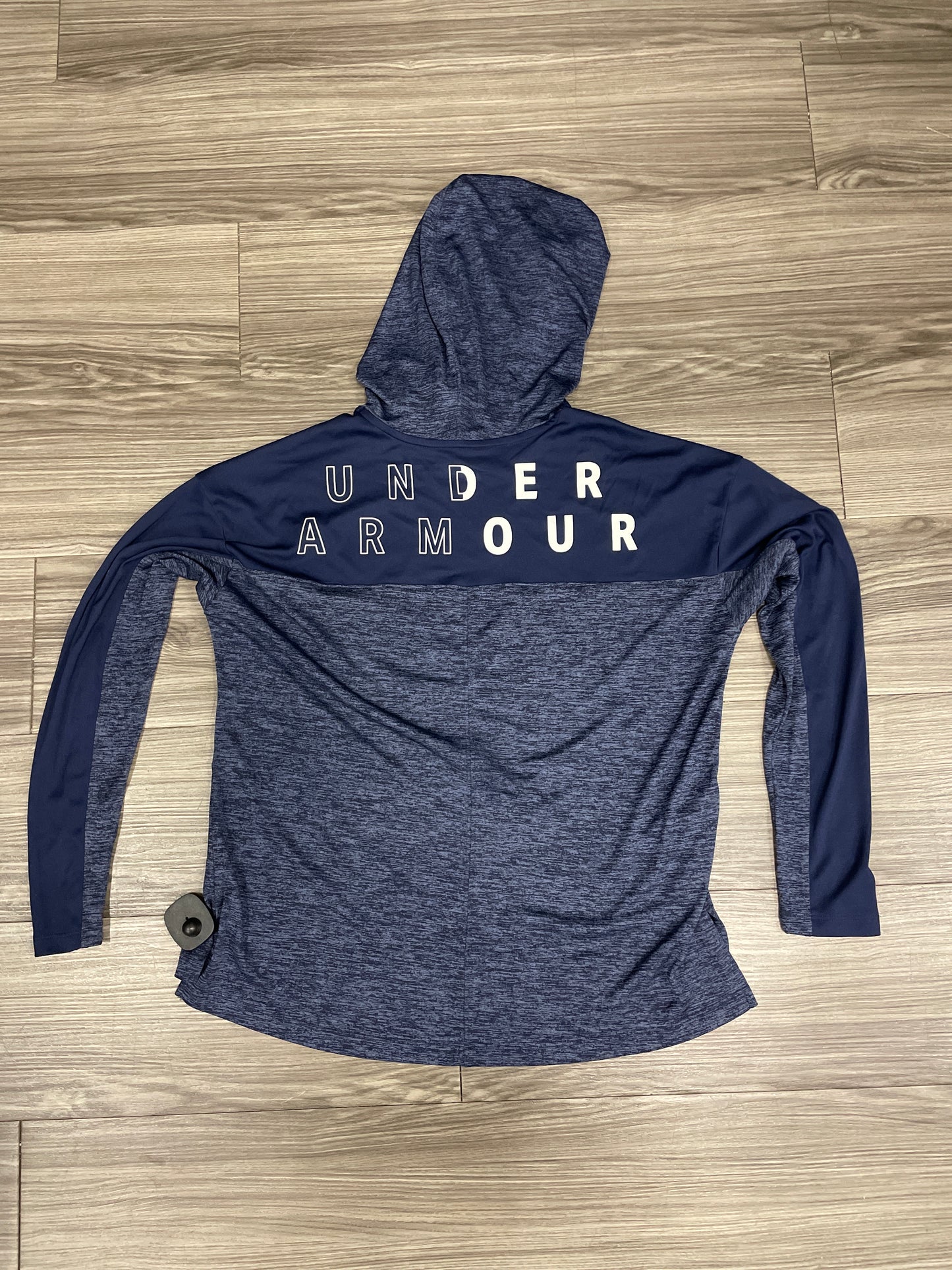 Athletic Top Long Sleeve Hoodie By Under Armour Size: S