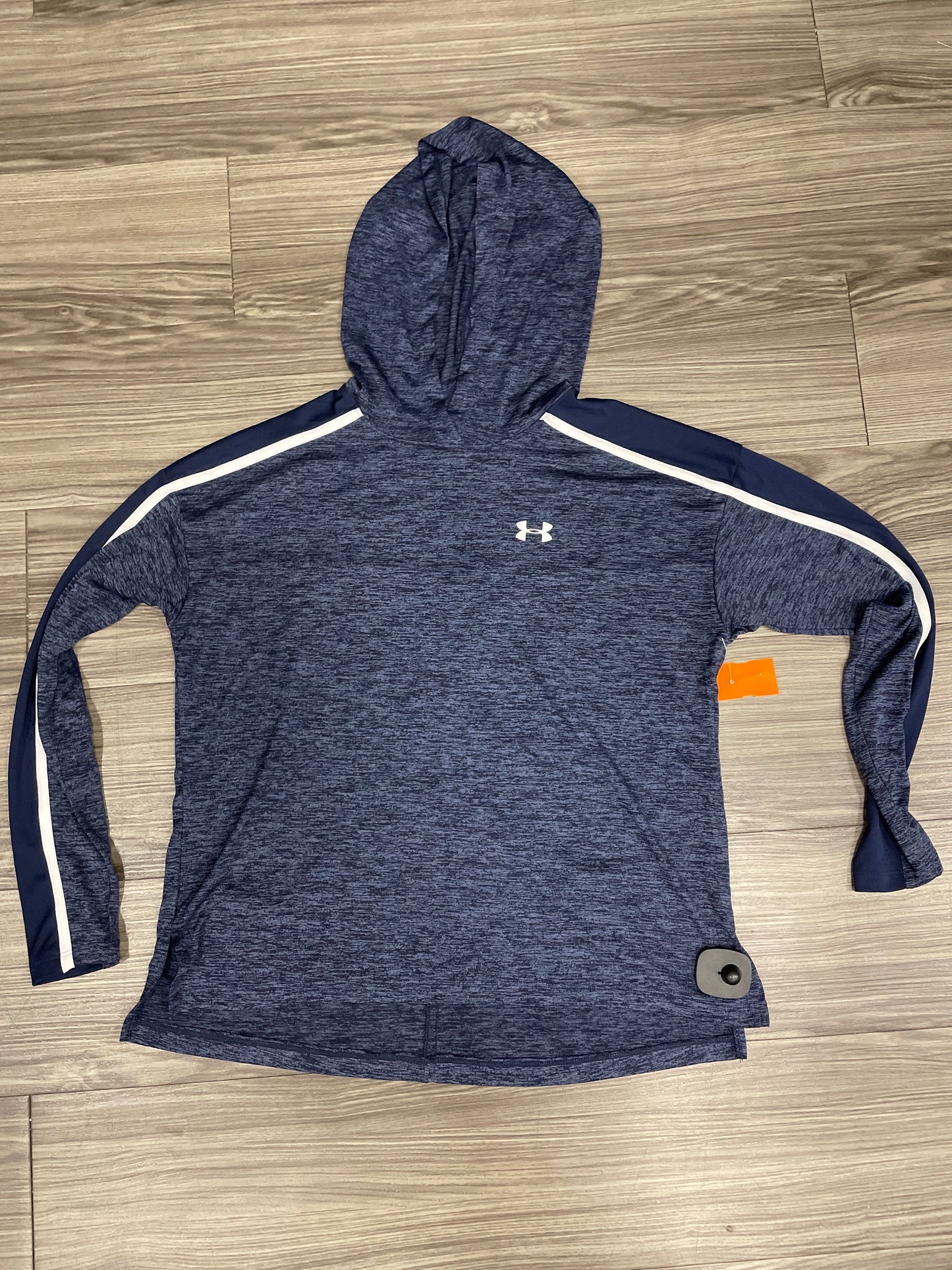 Athletic Top Long Sleeve Hoodie By Under Armour Size: S