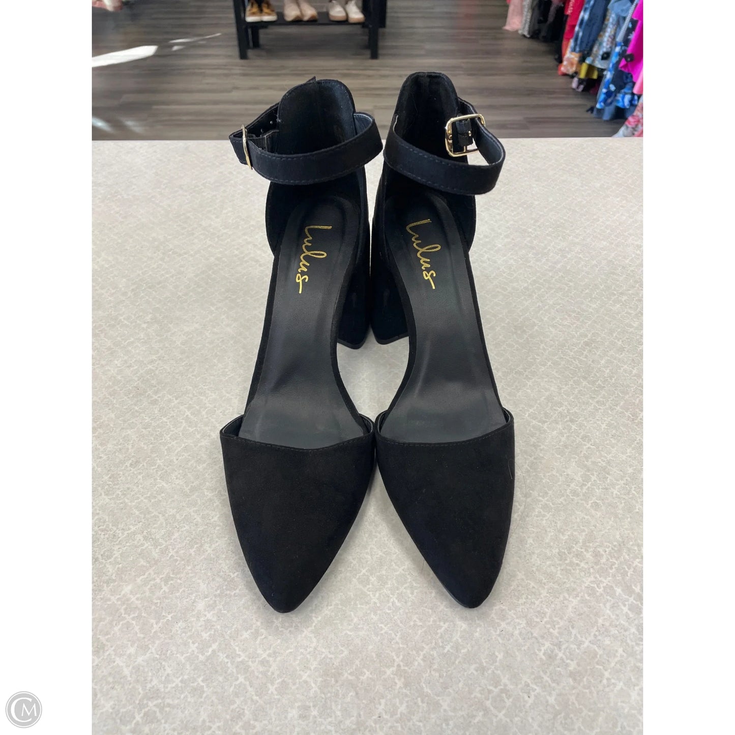 Shoes Heels Block By Lulus In Black, Size: 9