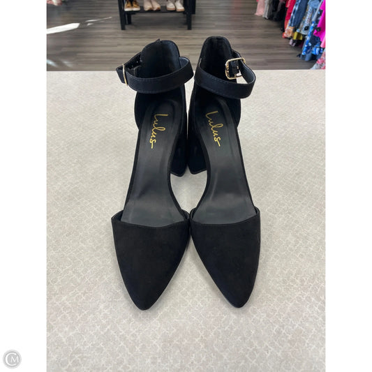 Shoes Heels Block By Lulus In Black, Size: 9