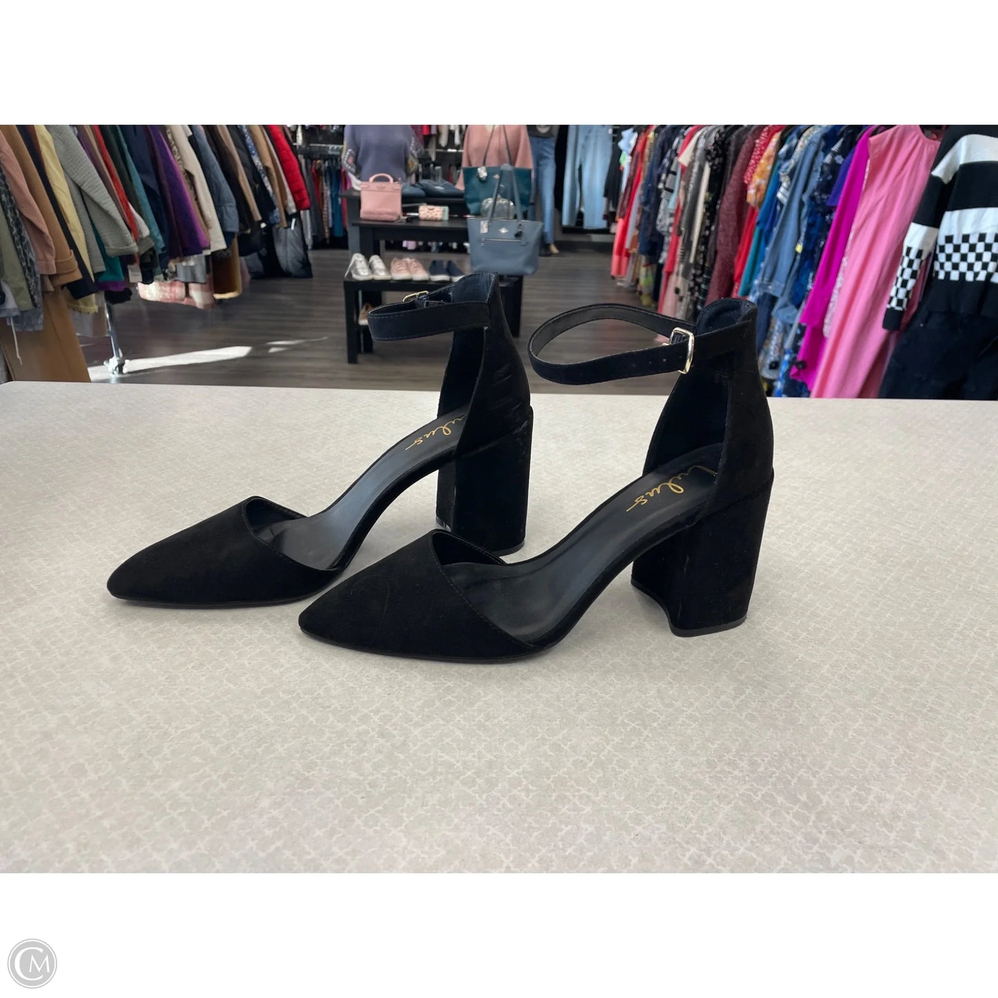 Shoes Heels Block By Lulus In Black, Size: 9