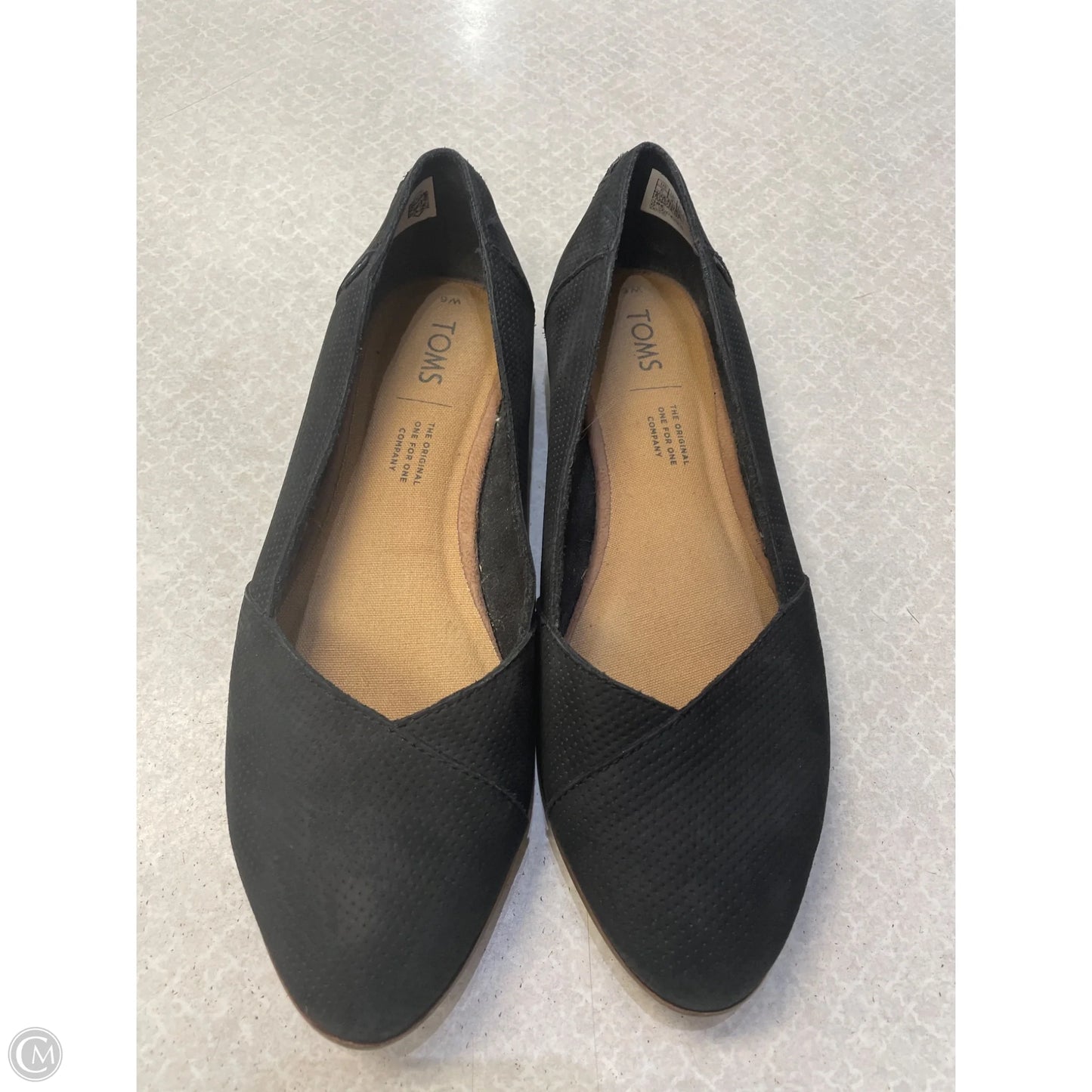 Shoes Flats By Toms In Black, Size: 6