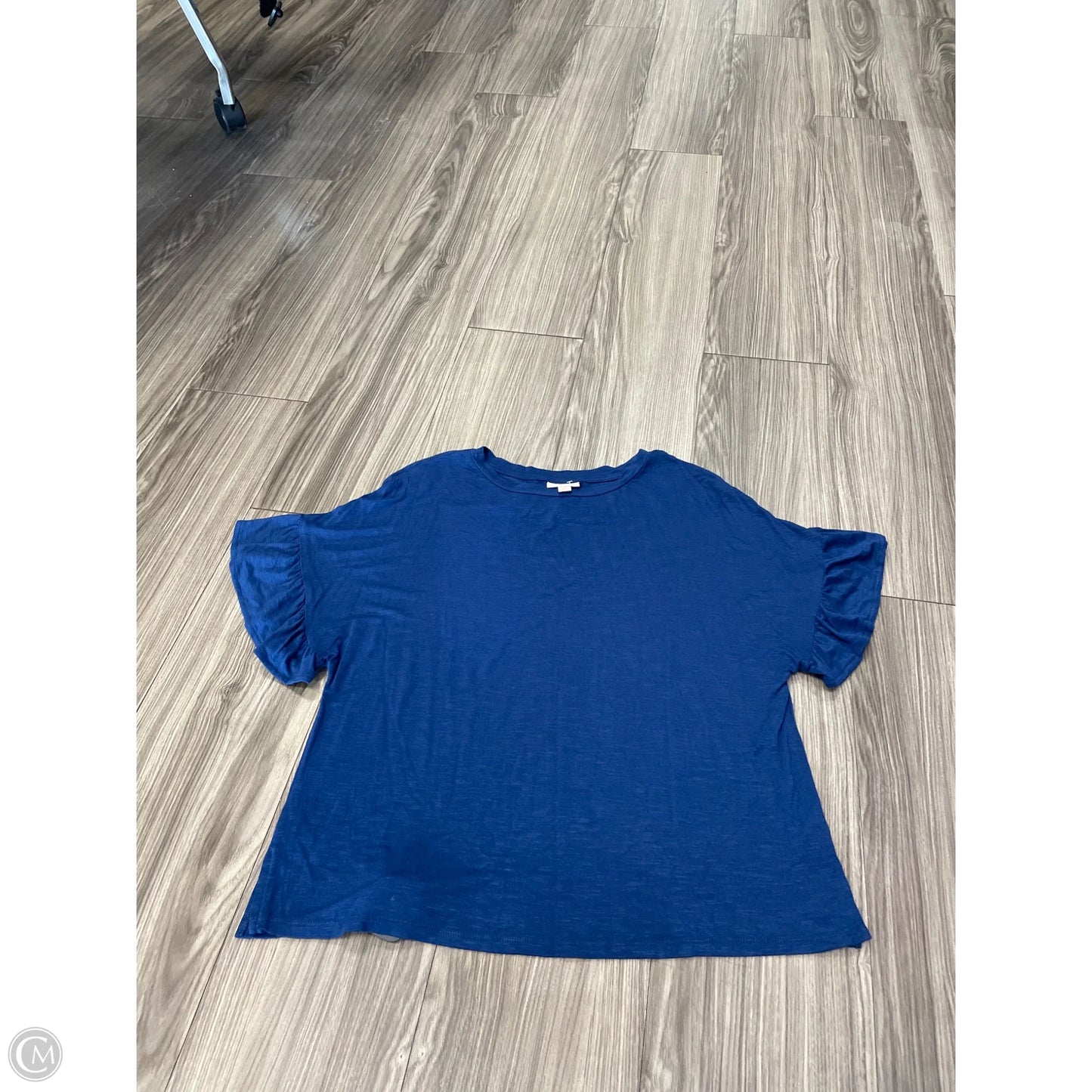 Top Short Sleeve By Lularoe In Blue, Size: Xs