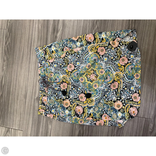 Skirt Midi By Loft In Floral Print, Size: M