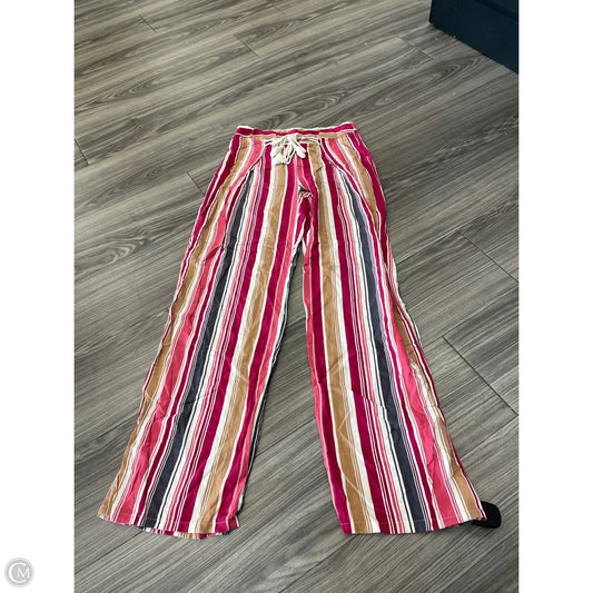 Pants Wide Leg By Bebop In Striped Pattern, Size: S