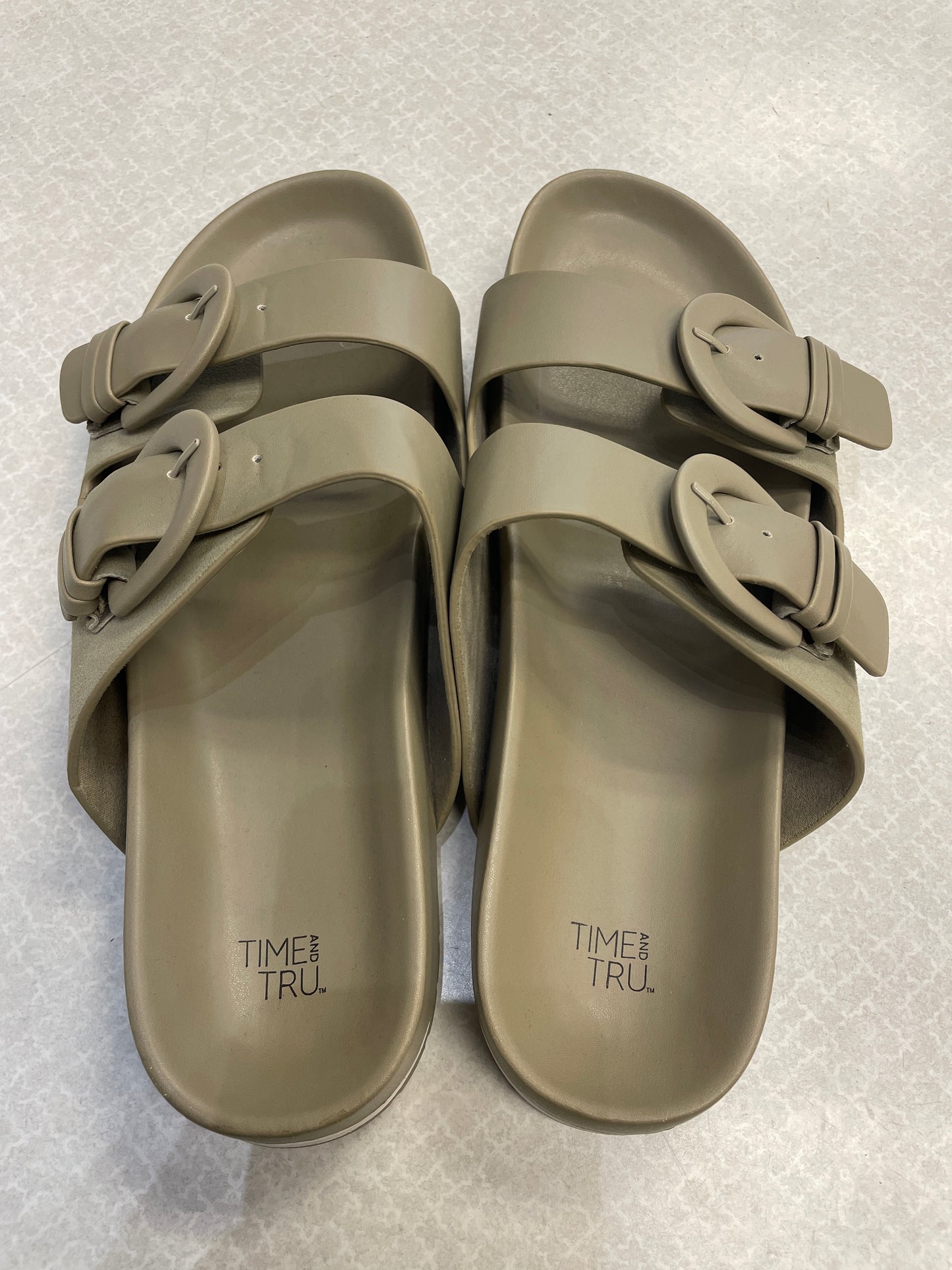 Sandals Flats By Time And Tru  Size: 11
