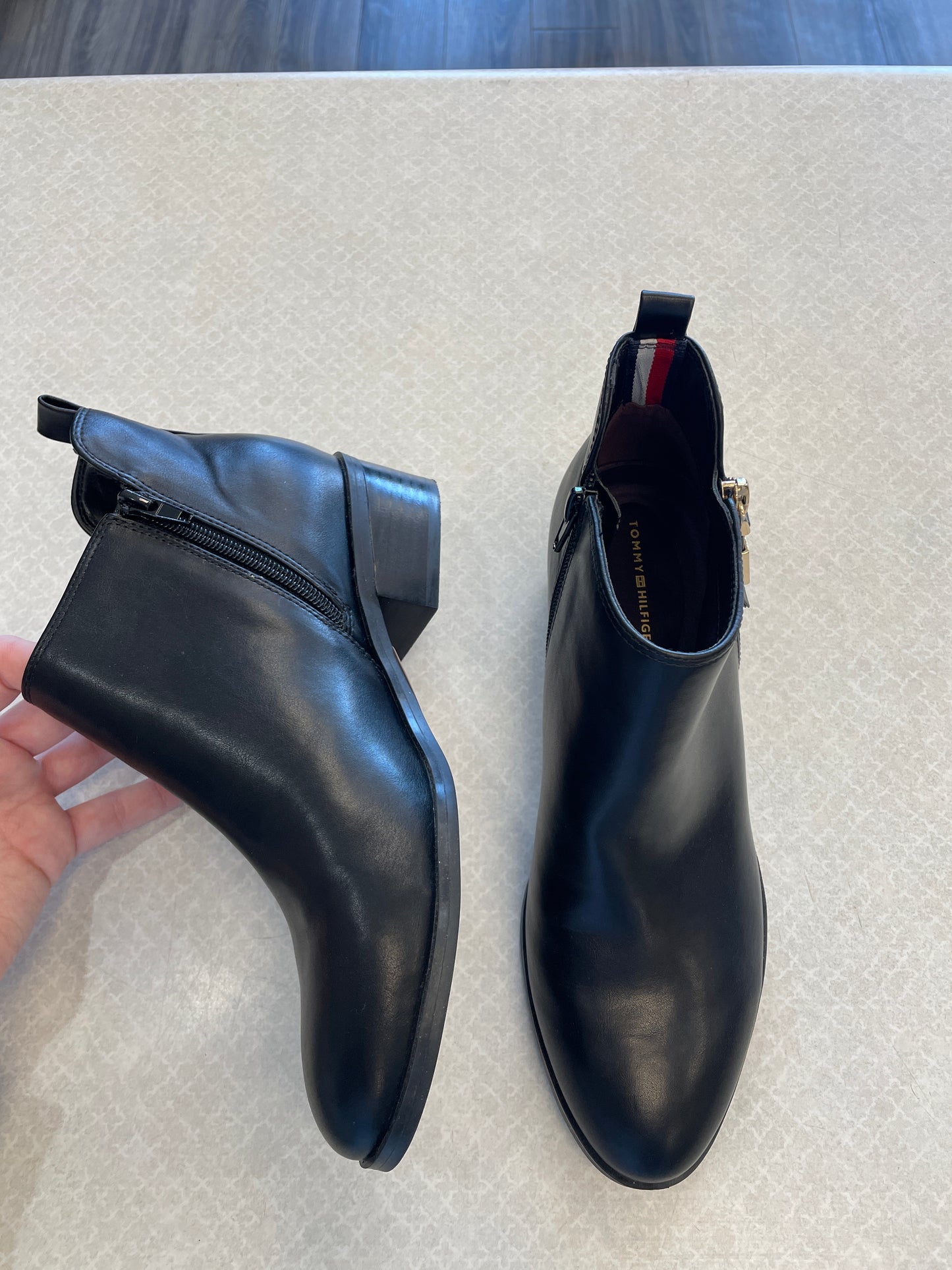 Boots Ankle Heels By Tommy Hilfiger  Size: 7
