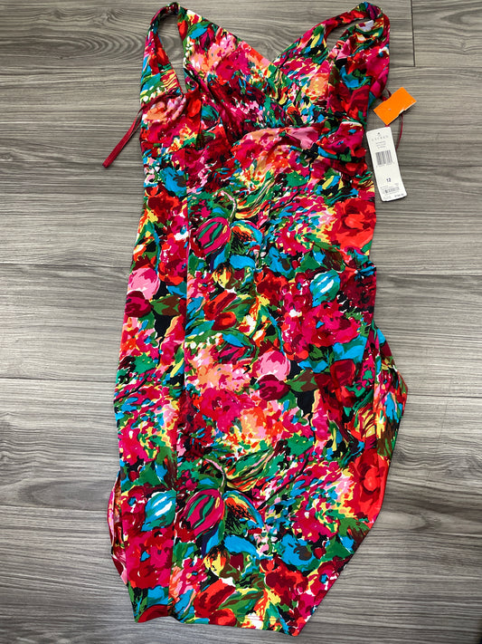 Dress Casual Midi By Lauren By Ralph Lauren  Size: 12