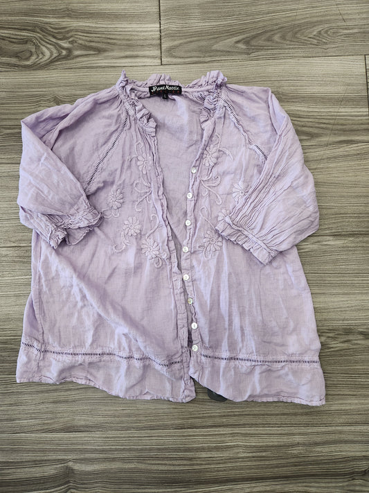 Blouse Long Sleeve By Clothes Mentor  Size: L