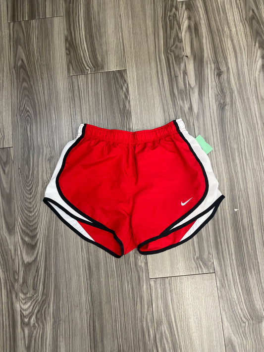 Athletic Shorts By Nike In Red & White, Size: S