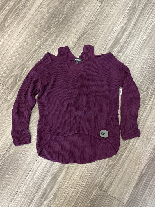 Sweater By Express In Purple, Size: S