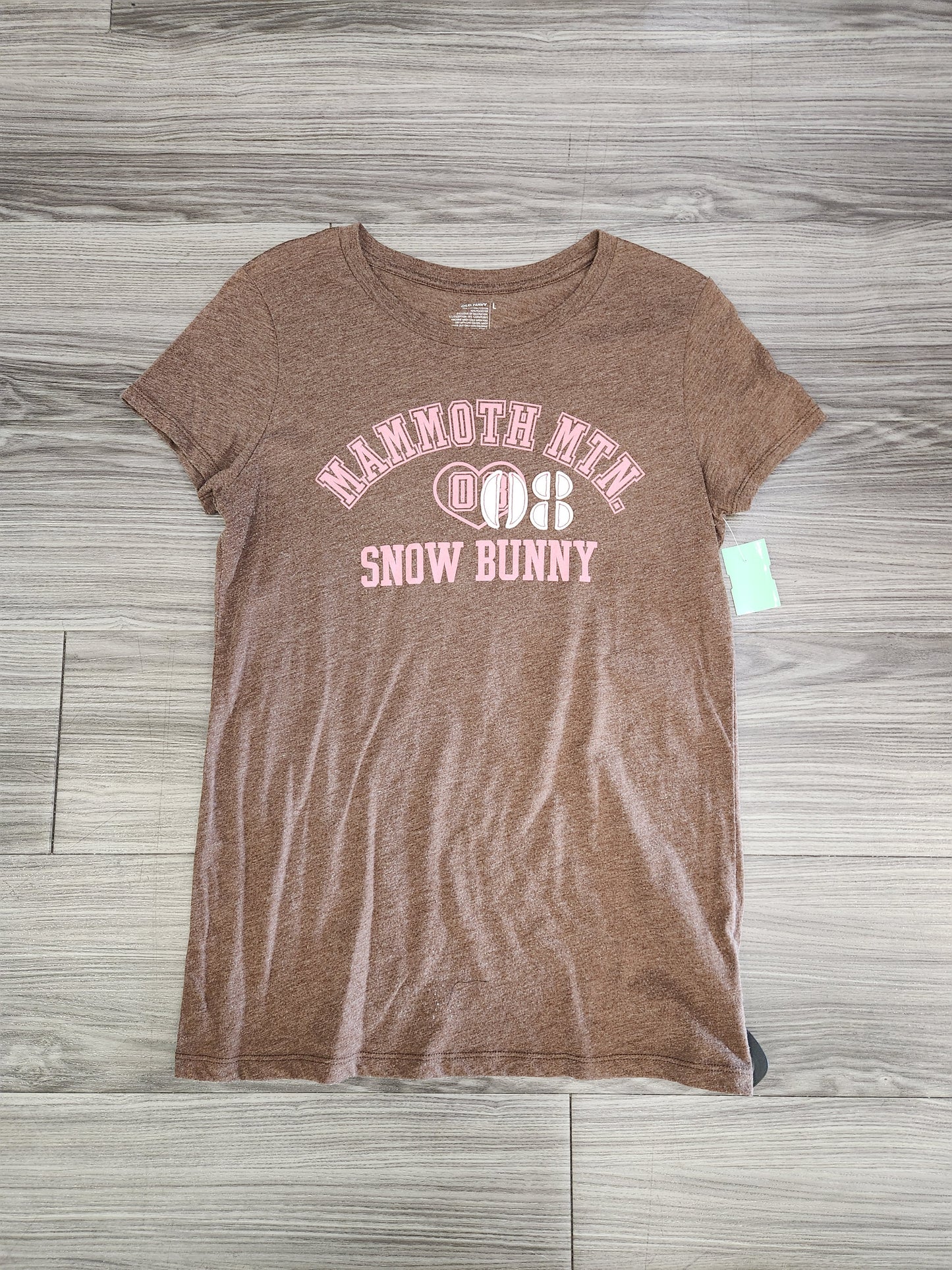 Top Short Sleeve By Old Navy In Brown, Size: L