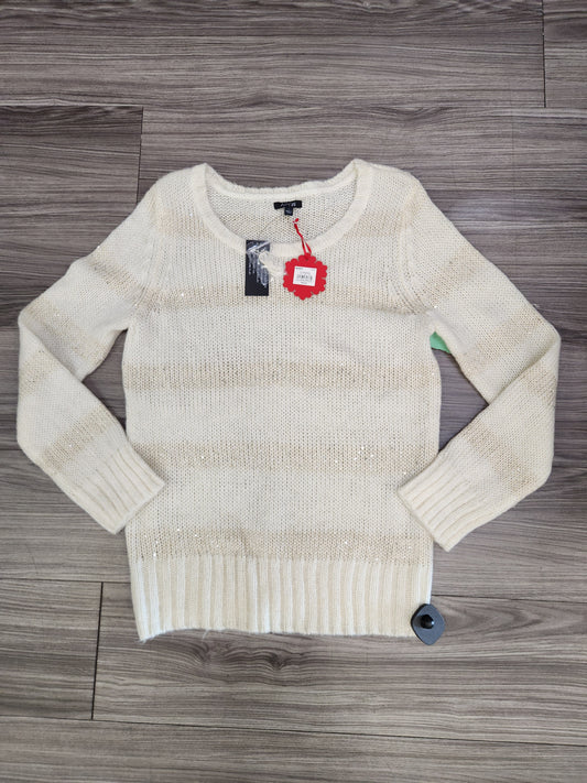 Sweater By Apt 9 In Cream, Size: L