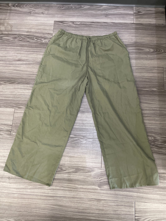 Pants Wide Leg By Pretty Little Thing In Green, Size: 12