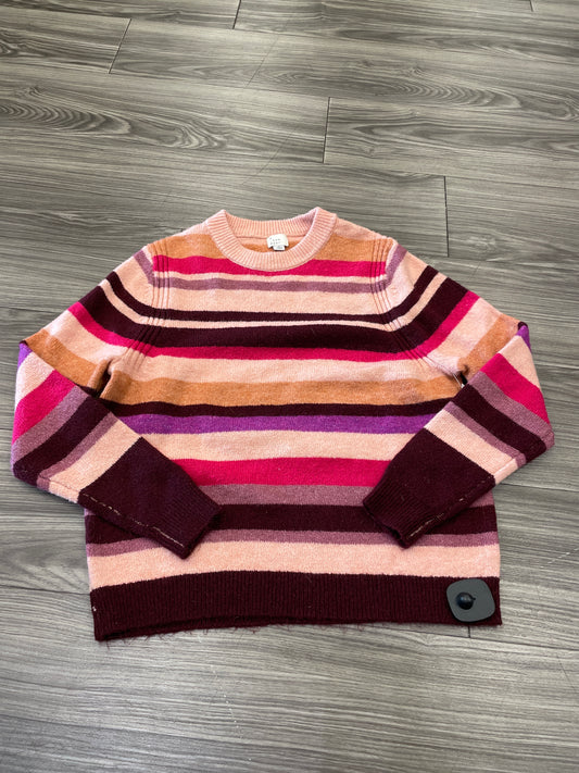 Sweater By A New Day In Striped Pattern, Size: S