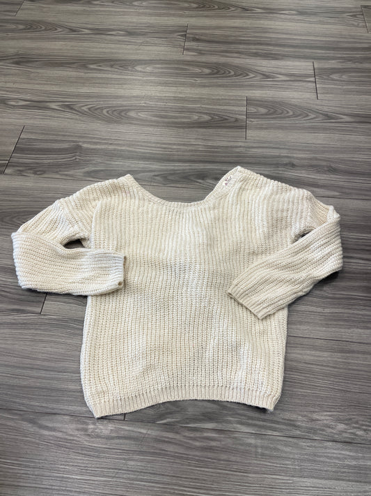 Sweater By Hippie Rose In Cream, Size: M