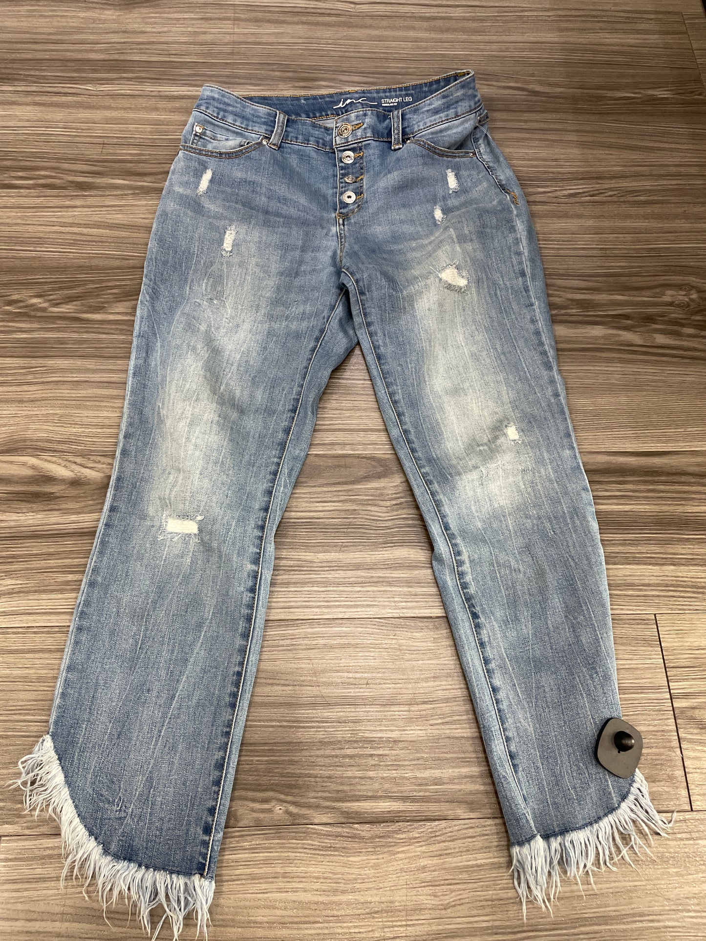 Jeans Straight By Inc In Blue, Size: 6