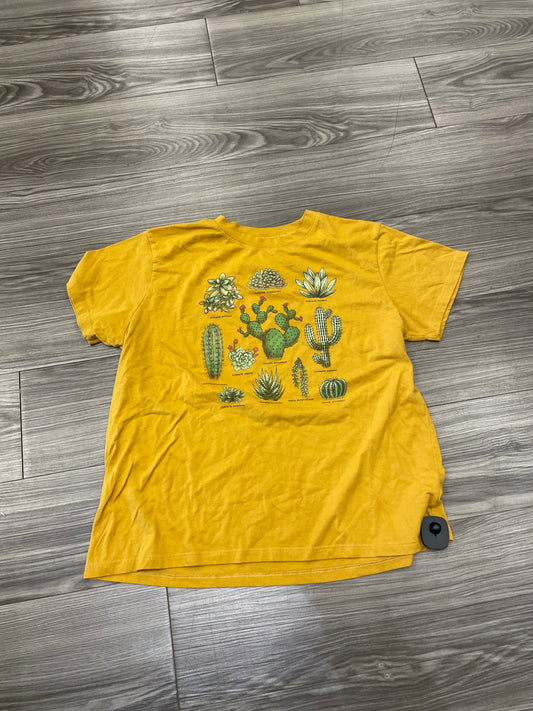 Top Short Sleeve By Fifth Sun In Orange, Size: Xl