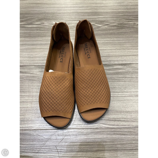 Shoes Heels Wedge By Sesto Meucci In Tan, Size: 7