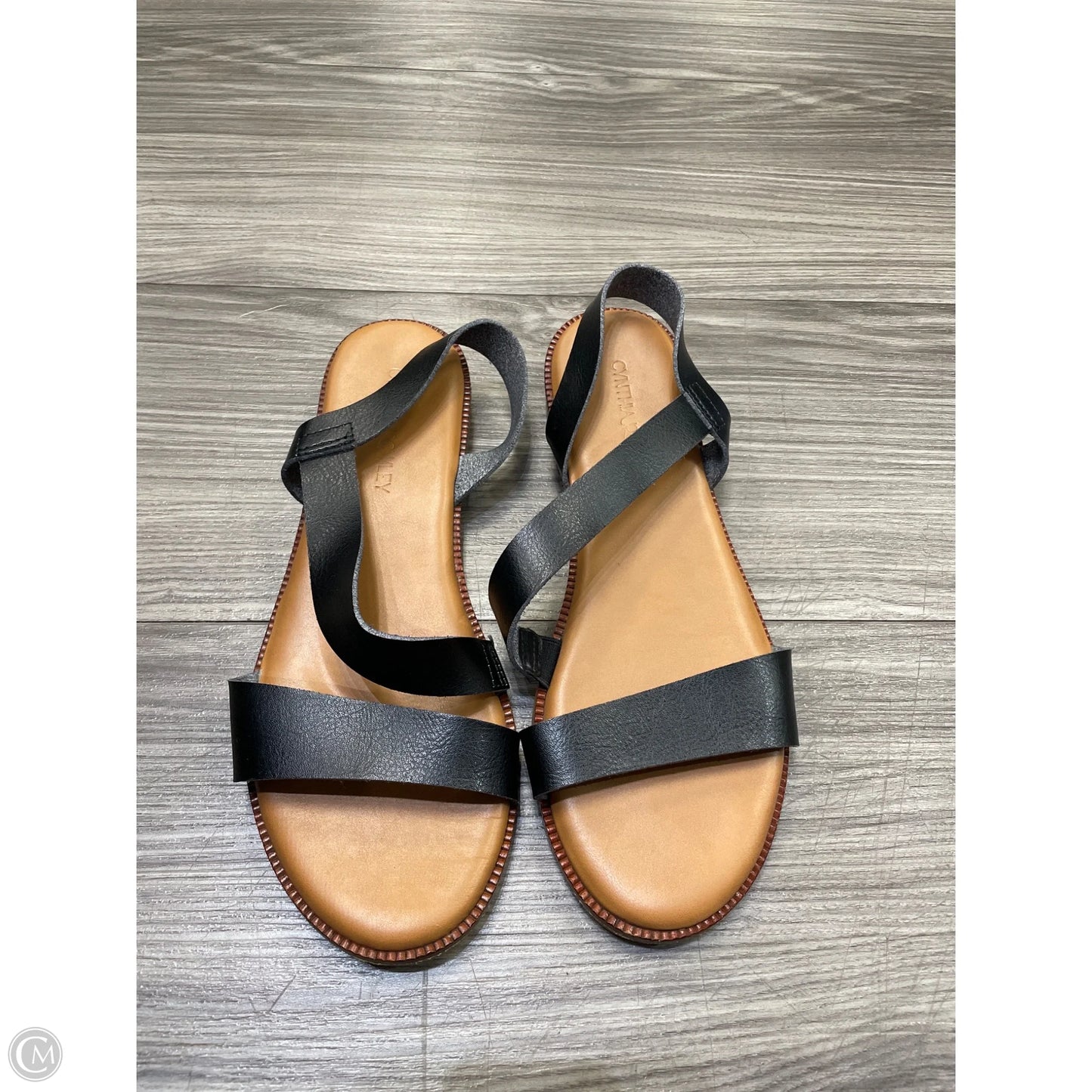 Sandals Flats By Cynthia Rowley In Black & Brown, Size: 7.5