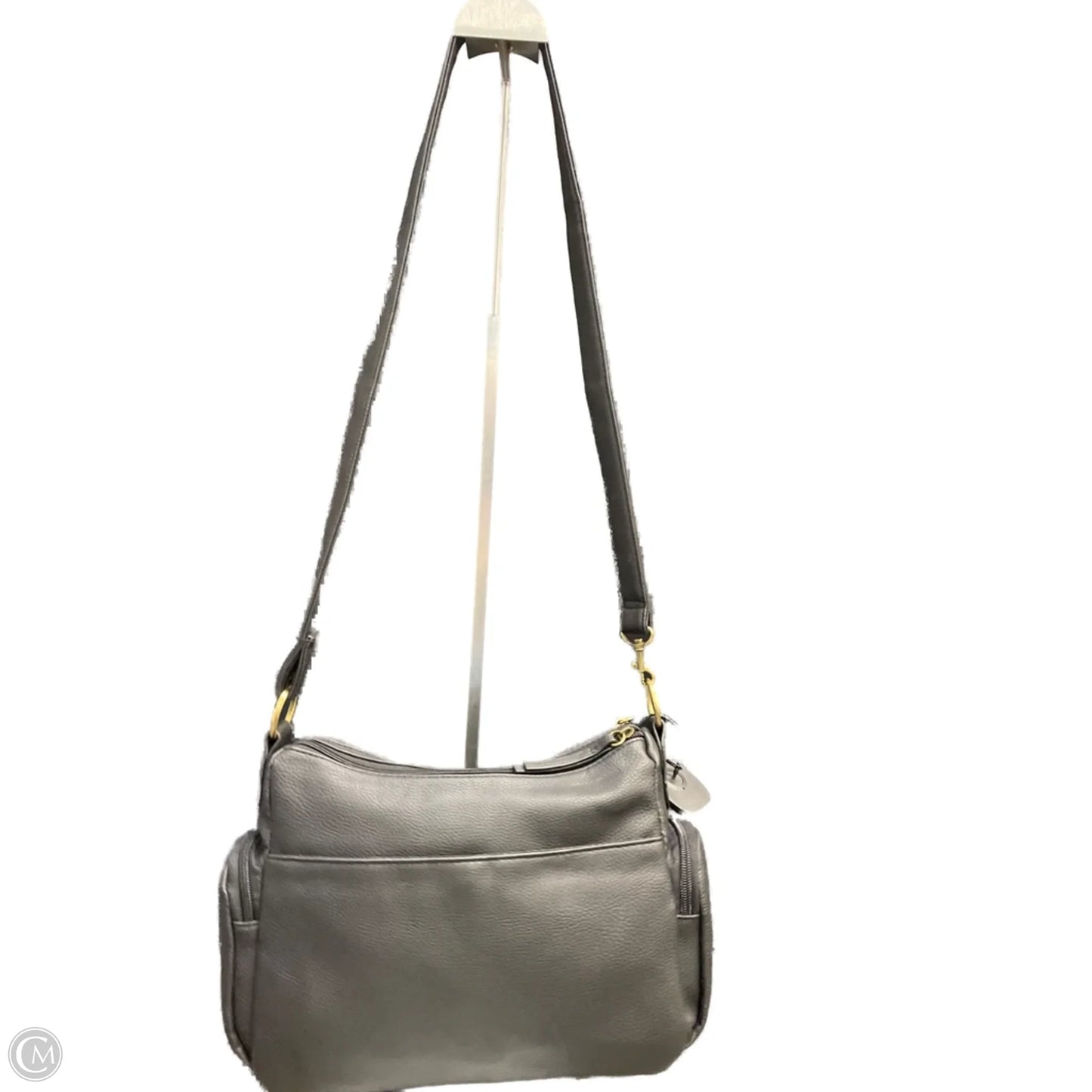 Handbag Leather By Cme, Size: Medium