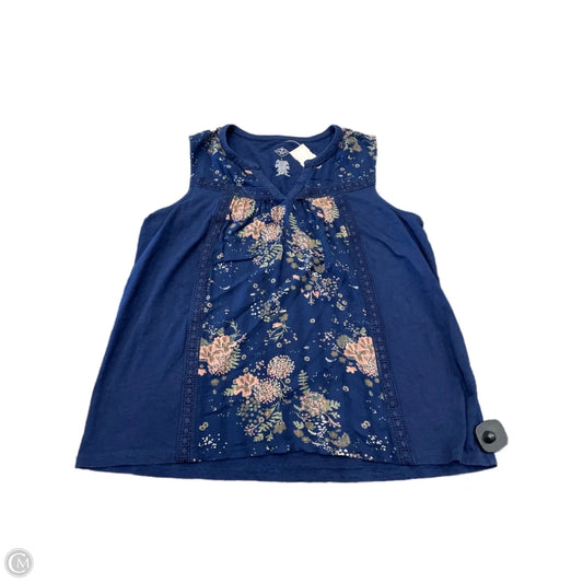 Tank Top By St Johns Bay In Floral Print, Size: L