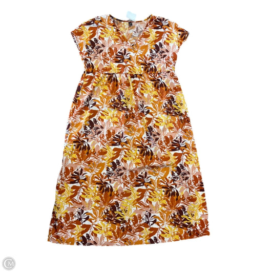 Dress Casual Maxi By Clothes Mentor In Orange, Size: Xl
