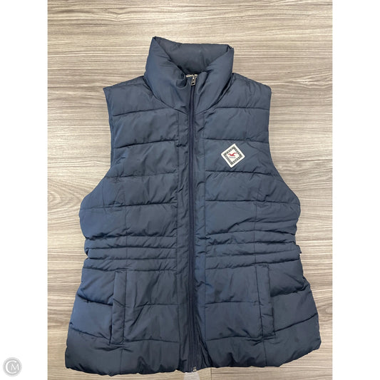 Vest Puffer & Quilted By Hollister In Blue, Size: L