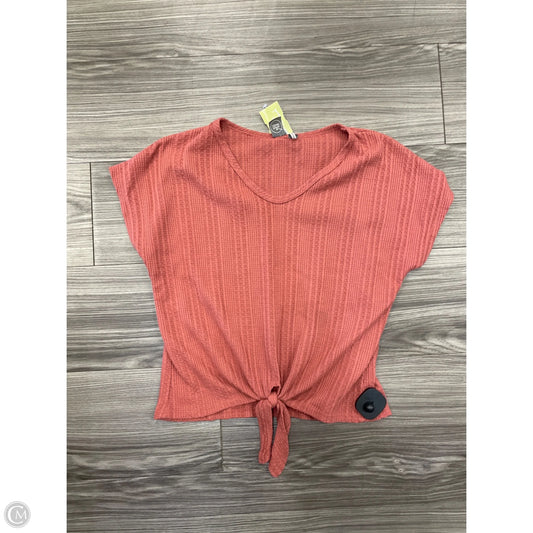 Top Short Sleeve Basic By Paper Crane In Red, Size: Xs