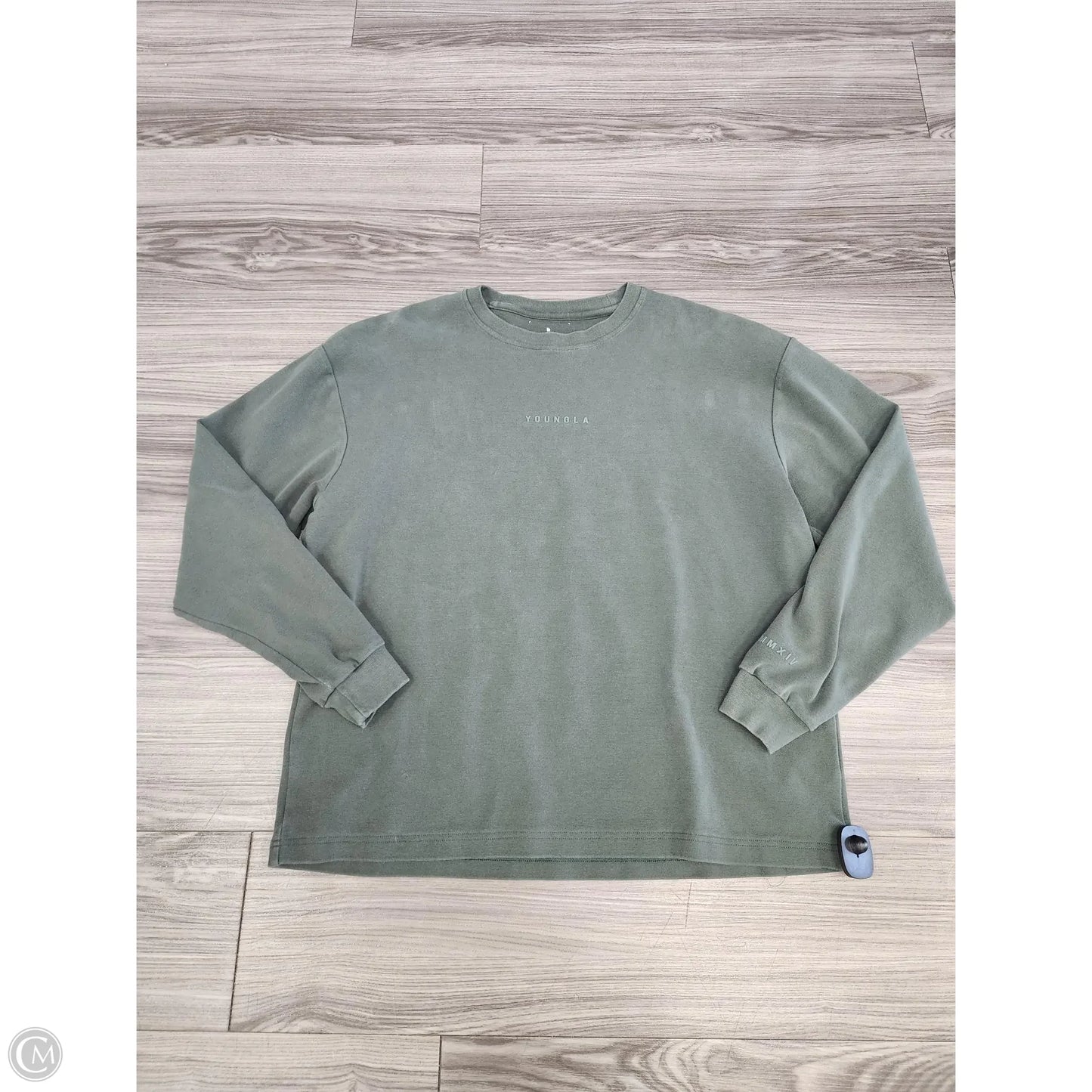 Sweatshirt Crewneck By Cmc In Green, Size: L
